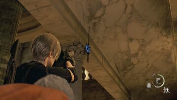 resident evil 4 remake medallones azules gran salon castillo