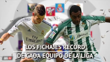 Bale, Lemar, Denilson, Guidetti... los fichajes récord de LaLiga
