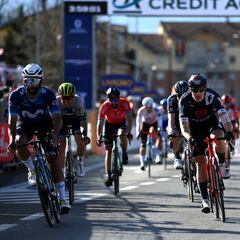Gaviria, Aranburu y Cortina, líderes de Movistar para Milán - San Remo