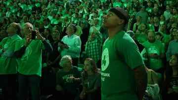 Isaiah Thomas, durante un partido con los Celtics