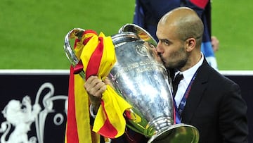 Pep Guardiola’s record in cup finals