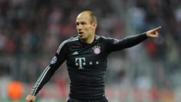 El jugador holandés del Bayern Munich en el partido ante el Lille.