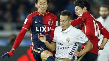 Lucas V&aacute;zquez, durante la final del Mundialito. 