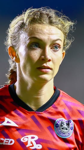 Lucy Ortiz of Mazatlan during the 7th round match between Pachuca and Mazatlan FC as part of the Liga BBVA MX Femenil, Torneo Clausura 2026 at Hidalgo Stadium, on February 06, 2026 in Pachuca, Hidalgo, Mexico.