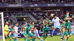 Imagen de un partido del Málaga esta temporada en La Rosaleda.