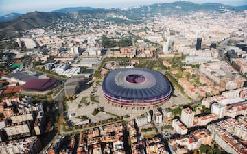 El estadio y su entorno estará abierto e integrado el barrio y en la ciudad y los 105.000 aficionados estarán bajo cubierto.