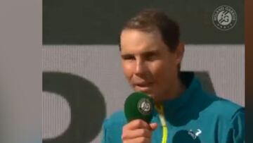 Respiró toda la Chatrier para acto seguido rugir como nunca: la frase de Nadal...