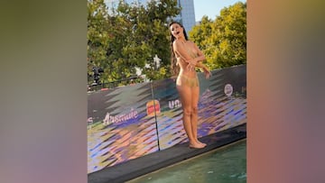 Emilia Dides deslumbra a Chile con su piscinazo como Reina del Festival de Viña: así fue el esperado momento