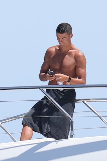 Cristiano Ronaldo y Georgina Rodríguez disfrutaron en las Islas Baleares de sus vacaciones.