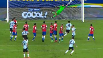 ¡Hasta que lo hizo! la gran revancha de Messi con Bravo