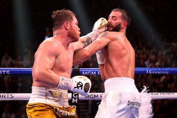 El color de la pelea entre 'Canelo' Álvarez y Caleb Plant