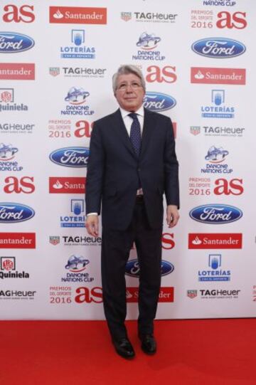 El presidente del Atlético de Madrid Enrique Cerezo.
