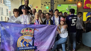 Las peñas madridistas invadieron Múnich
