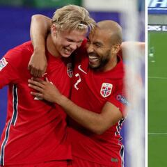 Parece que juegue contra niños: el show bárbaro de Haaland, la carrera en el 1-4 es titánica