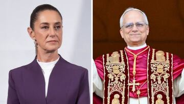 La reacción Sheinbaum a la elección del nuevo Papa León XIV