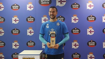 Deportivo de La Coruña. Premio Estrella Galicia mejor jugador Pablo Martínez