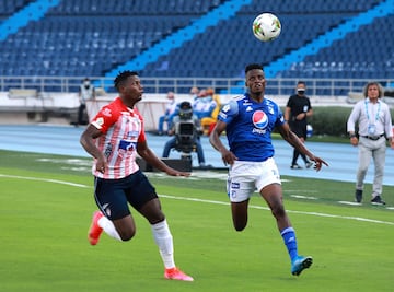 Junior de Barranquilla y Millonarios se enfrentaron en el estadio Metropolitano Roberto Meléndez por el partido de ida de las semifinales de la Liga BetPlay.