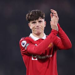 Premio al mes de Garnacho