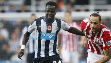 Tiot&eacute; con el Newcastle. 