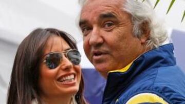 <b>UNA NUEVA VIDA. </b>Briatore, junto a su esposa Elisabetta Gregoraci.