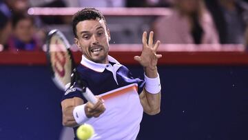 Roberto Bautista durante un partido de esta temporada.