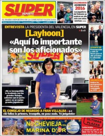 Portadas de la prensa mundial