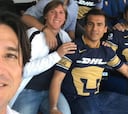 Leyendas apoyaron a Pumas en el Clásico ante América