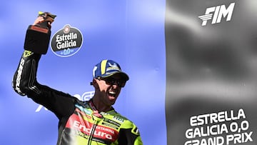 Di Giannantonio en el podio de Goiania.