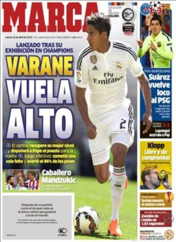 Portadas de la prensa deportiva