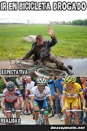 Ciclismo: los mejores memes en las redes sociales e internet