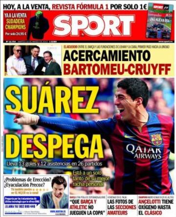 Portadas de la prensa deportiva