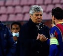 Lucescu consiguió la camiseta de Messi antes de rajar contra el VAR