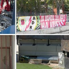 Cierre obligado: así están las obras del Estadio de Vallecas