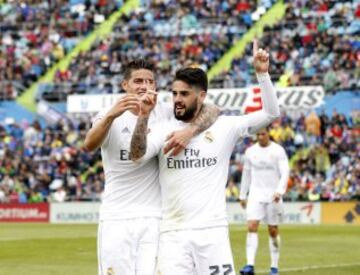 James uno de los más destacados en la victoria sobre el Getafe 