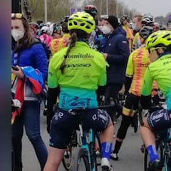 Borghesi, tras su expulsión en Flandes por tirar un bidón: "Me siento como una criminal"