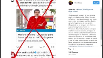 La versión 'Despacito' de Maduro indigna a Roberto Rosales