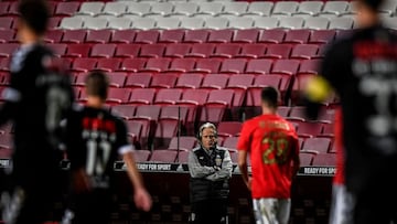 Más problemas en el Benfica: Jorge Jesus, positivo en COVID con infección respiratoria