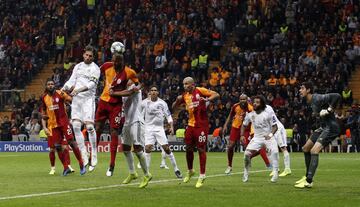 Sergio Ramos, N'Zonzi y Courtois.