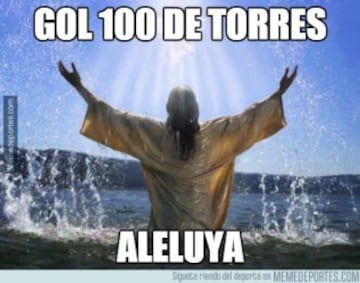 Los memes más divertidos del gol 100 de Torres