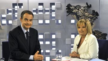 María Teresa Campos junto a José Luis Rodríguez Zapatero.
MARIA TERESA CAMPOS;GENTE;ANIMALES Y CURIOSIDADES GENTE
Europa Press Reportajes / Contac
  (Foto de ARCHIVO)
02/09/2008