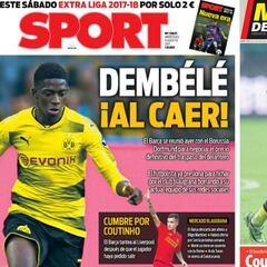 Dembelé, el hombre de los 150 kilos en la prensa de Barcelona