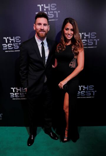 Messi and Roccuzzo.