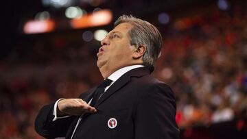 Miguel Herrera head coach of Tijuana during the game Tijuana vs Toluca, corresponding to Round 08 of the Torneo Apertura 2023 of the Liga BBVA MX, at Caliente Stadium, on September 15, 2023.
<br><br>
Miguel Herrera Director Tecnico de Tijuana durante el partido Tijuana vs Toluca, correspondiente a la Jornada 08 del Torneo Apertura 2023 de la Liga BBVA MX, en el Estadio Caliente, el 15 de Septiembre de 2023.