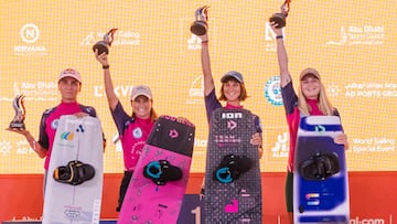 Podio femenino GKA Abu Dabi 2025