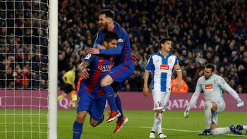 Messi da una exhibición y el Barça se queda con el clásico