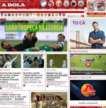 Portadas de la prensa extranjera