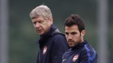 <b>DIÁLOGO. </b>Siempre lo ha habido entre Cesc y Wenger.