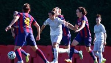 El Atlético Féminas-Barça, segundo y primero de la Liga, de la pasada jornada.