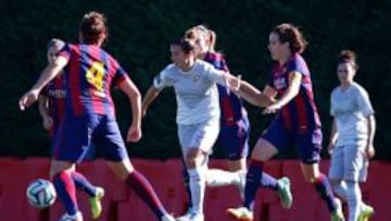 El Atl&eacute;tico F&eacute;minas-Bar&ccedil;a, segundo y primero de la Liga, de la pasada jornada.