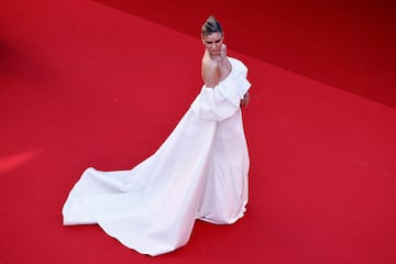 Emilia Bartoeck posa en la alfombra roja de Cannes. 